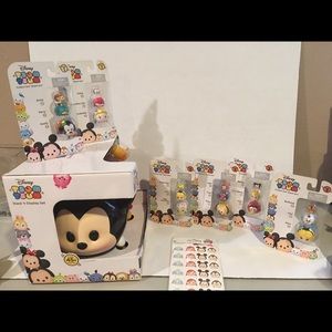Disney Tsum Tsum super lot with display case